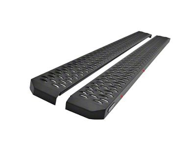 Westin Grate Steps Running Boards; Textured Black (14-18 Silverado 1500 Double Cab)