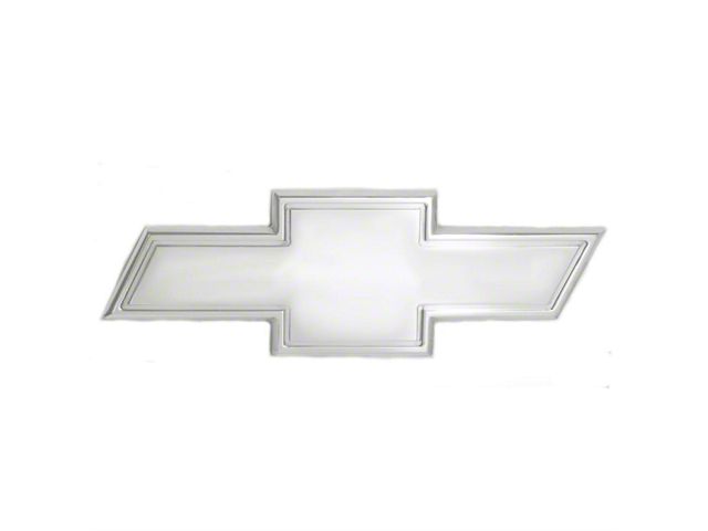 Grille Emblem; Bowtie; Tailgate Emblem; With Border; Polished (14-18 Silverado 1500)