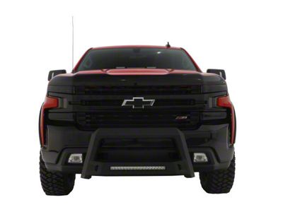 Revolution Bull Bar with LED Light Bar; Black (19-25 Silverado 1500, Excluding ZR2)