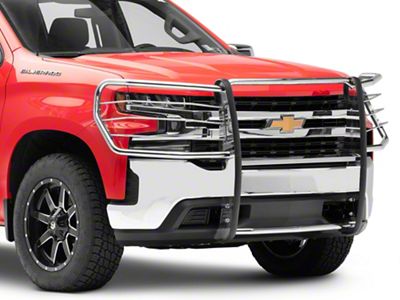 Grille Guard; Stainless Steel (19-21 Silverado 1500; 2022 Silverado 1500 LTD)
