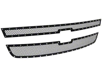 Grille; Rivet Style Mesh Main; Bolt-On (05-07 Silverado 1500)