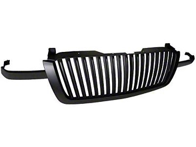 Grille; Vertical Billet Main; Black (03-05 Silverado 1500)