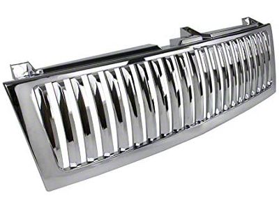 Grille; Conversion Vertical Billet Main; Chrome (99-02 Silverado 1500)