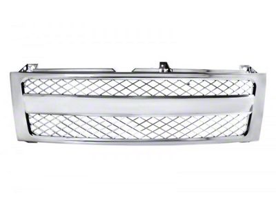 Grille; Version 2 Conversion Vertical Billet Main; Black (99-02 Silverado 1500)