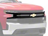 Upper Grille Overlay; Matte Black (19-21 Silverado 1500 LT, LT Trail Boss, LTZ, RST)