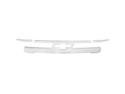 Upper Grille Overlay; Summit White (22-25 Silverado 1500 LT, LTZ)