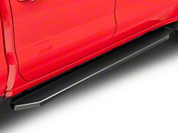 H-Style Running Boards; Black (19-25 Silverado 1500 Crew Cab)