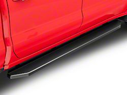 H-Style Running Boards; Black (19-24 Silverado 1500 Crew Cab)