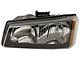 Replacement Halogen Headlight; Chrome Housing; Clear Lens; Driver Side (03-06 Silverado 1500)