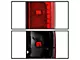 Halogen Tail Light; Chrome Housing; Red Clear Lens; Passenger Side (19-21 Silverado 1500 w/ Factory Halogen Tail Lights)