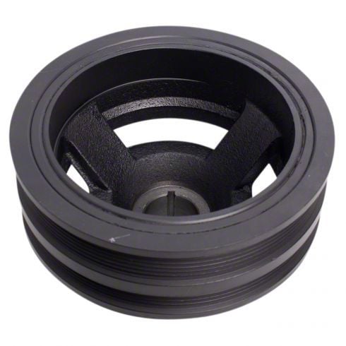 Custom Balancer ブラック Powerbond 6-RIB Damper - 25% Underdrive - LS1/LS2/LS3/LS6