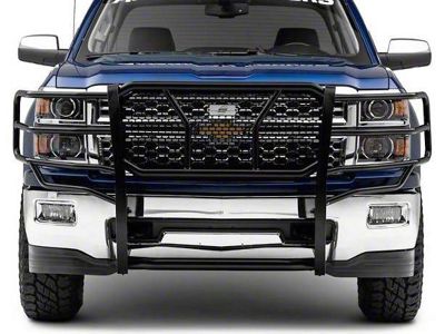 HD Grille Guard; Semi-Gloss Black (14-18 Silverado 1500)