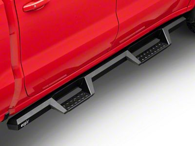 Westin HDX Drop Nerf Side Step Bars; Textured Black (19-25 Silverado 1500 Crew Cab)
