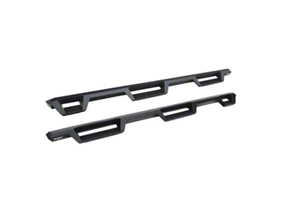 Westin HDX Drop Wheel-to-Wheel Nerf Side Step Bars; Textured Black (19-25 Silverado 1500 Double Cab)