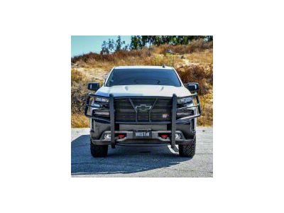 Westin HDX Modular Grille Guard; Stainless Steel (16-18 Silverado 1500 w/o Front Parking Sensors)