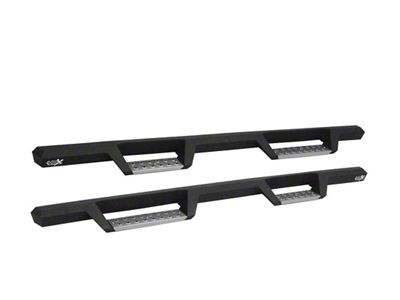 Westin HDX Stainless Drop Nerf Side Step Bars; Textured Black (19-24 Silverado 1500 Crew Cab)