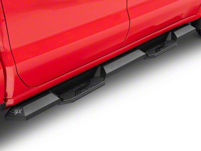 Westin HDX Xtreme Nerf Side Step Bars; Textured Black (19-25 Silverado 1500 Crew Cab)