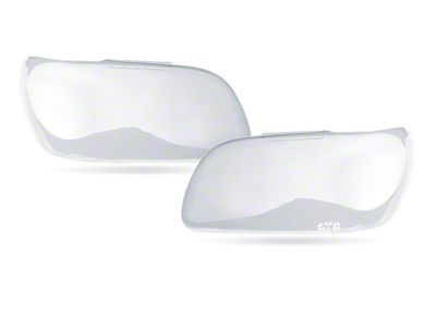 Headlight Covers; Clear (99-02 Silverado 1500)