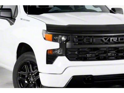Headlight Covers; Clear (22-25 Silverado 1500 Custom, Custom Trail Boss, WT)