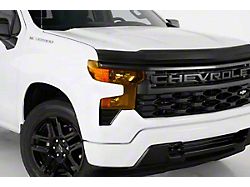 Headlight Covers; Transparent Yellow (22-23 Silverado 1500 Custom, Custom Trail Boss, WT)