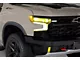 Headlight Covers; Transparent Yellow (22-24 Silverado 1500, Excluding Custom, Custom Trail Boss & WT)