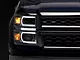 LED DRL Headlights with Clear Corners; Chrome Housing; Clear Lens (14-15 Silverado 1500)