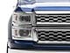 LED DRL Headlights with Clear Corners; Chrome Housing; Clear Lens (14-15 Silverado 1500)