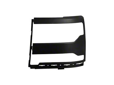 Headlight Trim Bezel Cover; Black; Driver Side (16-18 Silverado 1500)