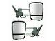 Heated Manual Towing Mirrors; Chrome (03-06 Silverado 1500)