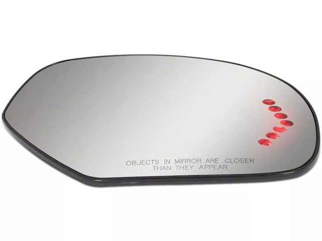 Heated Mirror Glass with LED Turn Signal; Passenger Side (07-13 Silverado 1500)