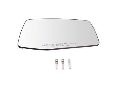 Heated Standard Mirror Glass; Passenger Side (19-21 Silverado 1500)