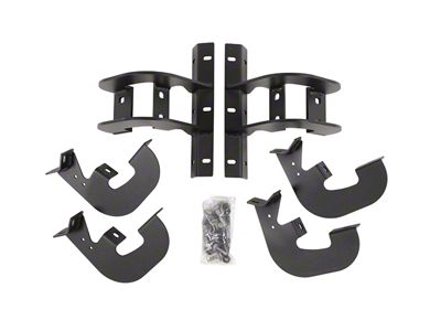 Hex Series Wheel to Wheel Side Step Bars Mounting Bracket Kit (19-25 Silverado 1500)