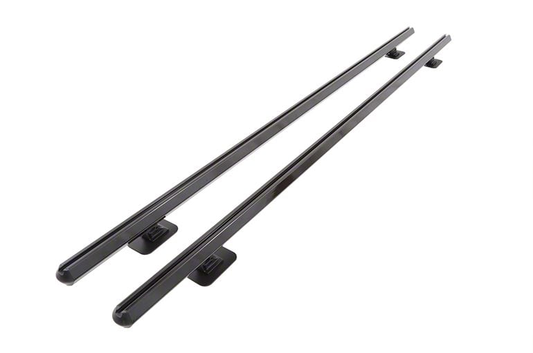 Silverado 1500 Hex Side Rails; Gloss Black (1419 Silverado 1500 w/ 8