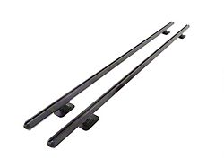 Hex Side Rails; Gloss Black (14-19 Silverado 1500 w/ 8-Foot Long Box)