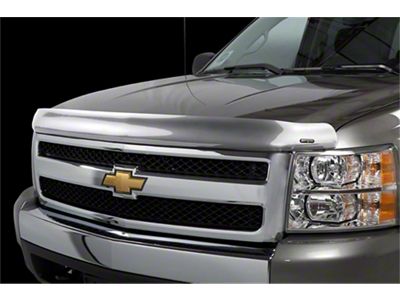 Vigilante Premium Hood Protector; Chrome (07-13 Silverado 1500)
