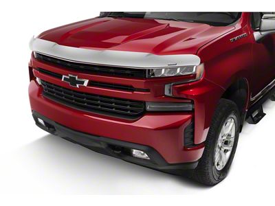 Vigilante Premium Hood Protector; Chrome (19-25 Silverado 1500, Excluding 22-25 Trail Boss & ZR2)