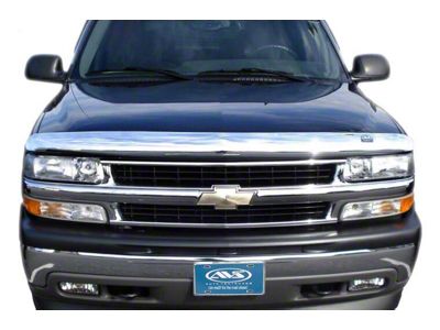 Hood Shield; Chrome (99-02 Silverado 1500)