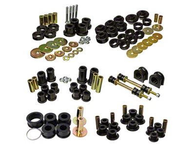 Hyper-Flex System Master Bushing Kit; Black (07-13 4WD Silverado 1500, Excluding XFE)