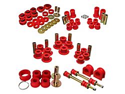 Hyper-Flex System Master Bushing Kit; Red (07-13 2WD Silverado 1500)