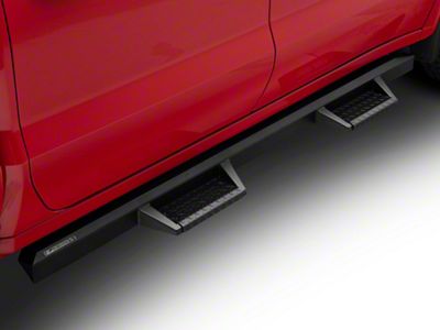 Impact Side Step Bars; Black (19-25 Silverado 1500 Crew Cab)
