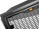 Impulse Upper Replacement Grille with Amber LED Lights; Matte Black (16-18 Silverado 1500)