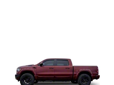 In-Channel Rain Guards; Front and Rear; Smoke (04-06 Silverado 1500 Crew Cab)
