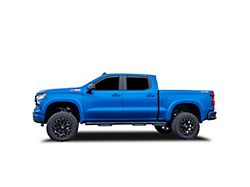 In-Channel Rain Guards; Front and Rear; Smoke (14-18 Silverado 1500 Double Cab)