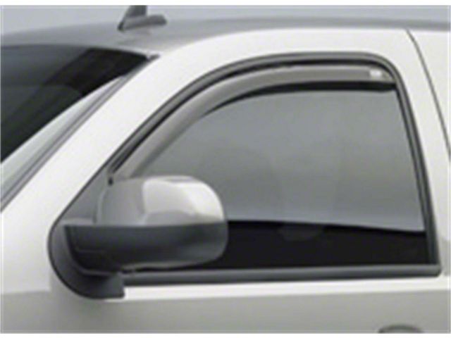 EGR In-Channel Window Visors; Front; Matte Black (07-13 Silverado 1500)
