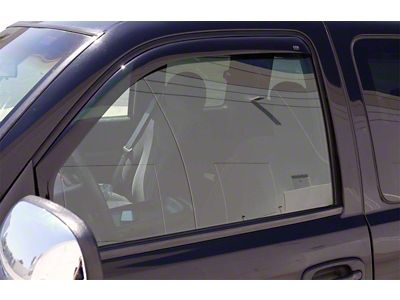 EGR In-Channel Window Visors; Front; Matte Black (99-06 Silverado 1500)