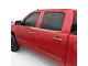 EGR In-Channel Window Visors; Front and Rear; Matte Black (14-18 Silverado 1500 Double Cab)
