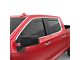 EGR In-Channel Window Visors; Front and Rear; Matte Black (19-24 Silverado 1500 Double Cab)