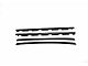 Replacement Inner and Outer Door Belt Weatherstrip; Driver and Passenger Side (99-02 Silverado 1500)