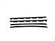 Inner and Outer Door Belt Weatherstrip; Driver and Passenger Side (99-02 Silverado 1500)