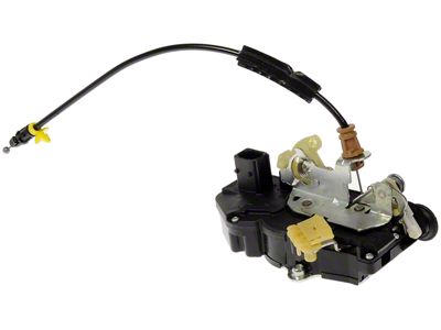Integrated Door Lock Actuator with Latch; Rear Passenger Side (2007 Silverado 1500 WT)